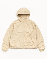 DOUBLE COTTON HOODED JACKET