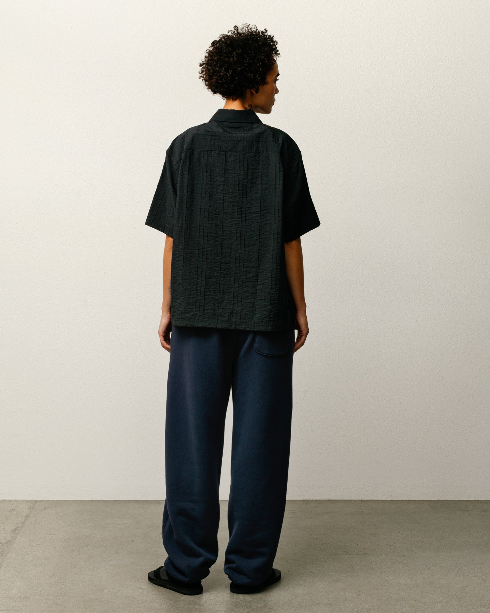 PLEATED TEXTURED SHIRT
