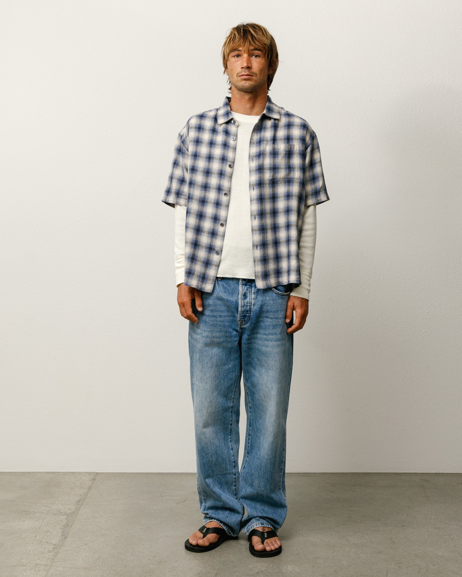 LIAM SS PLAID SHIRT