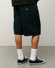 WASHED CANVAS WORK SHORT