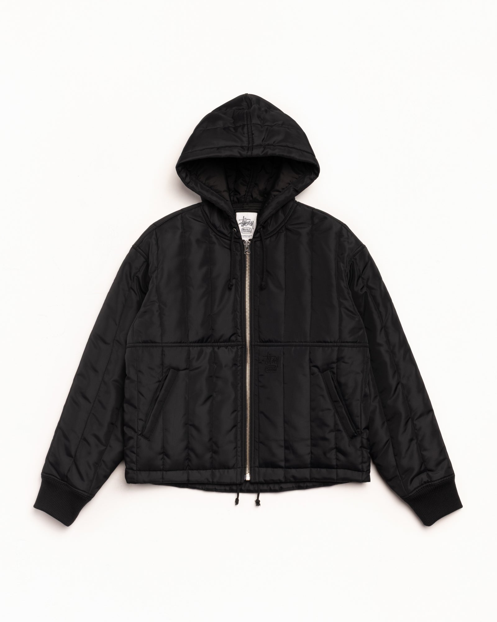 QUILTED NYLON WORK JACKET