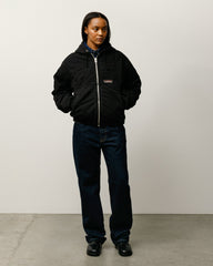 QUILTED CANVAS WORK JACKET
