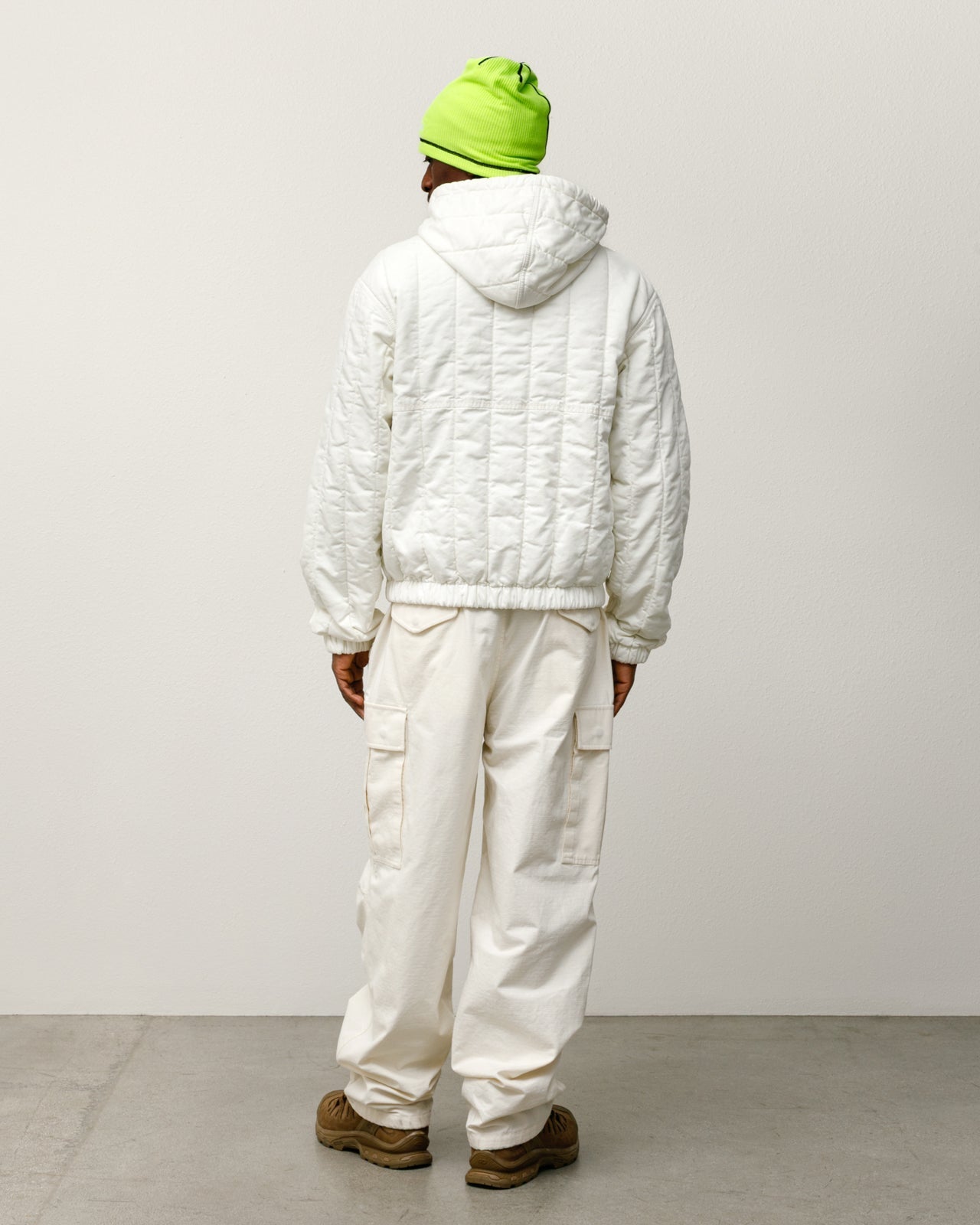 QUILTED CANVAS WORK JACKET