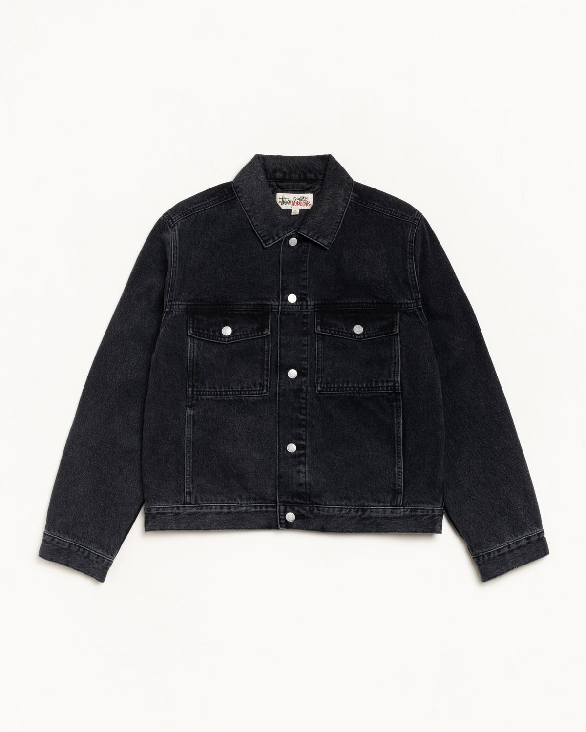 LINED DENIM TRUCKER JACKET