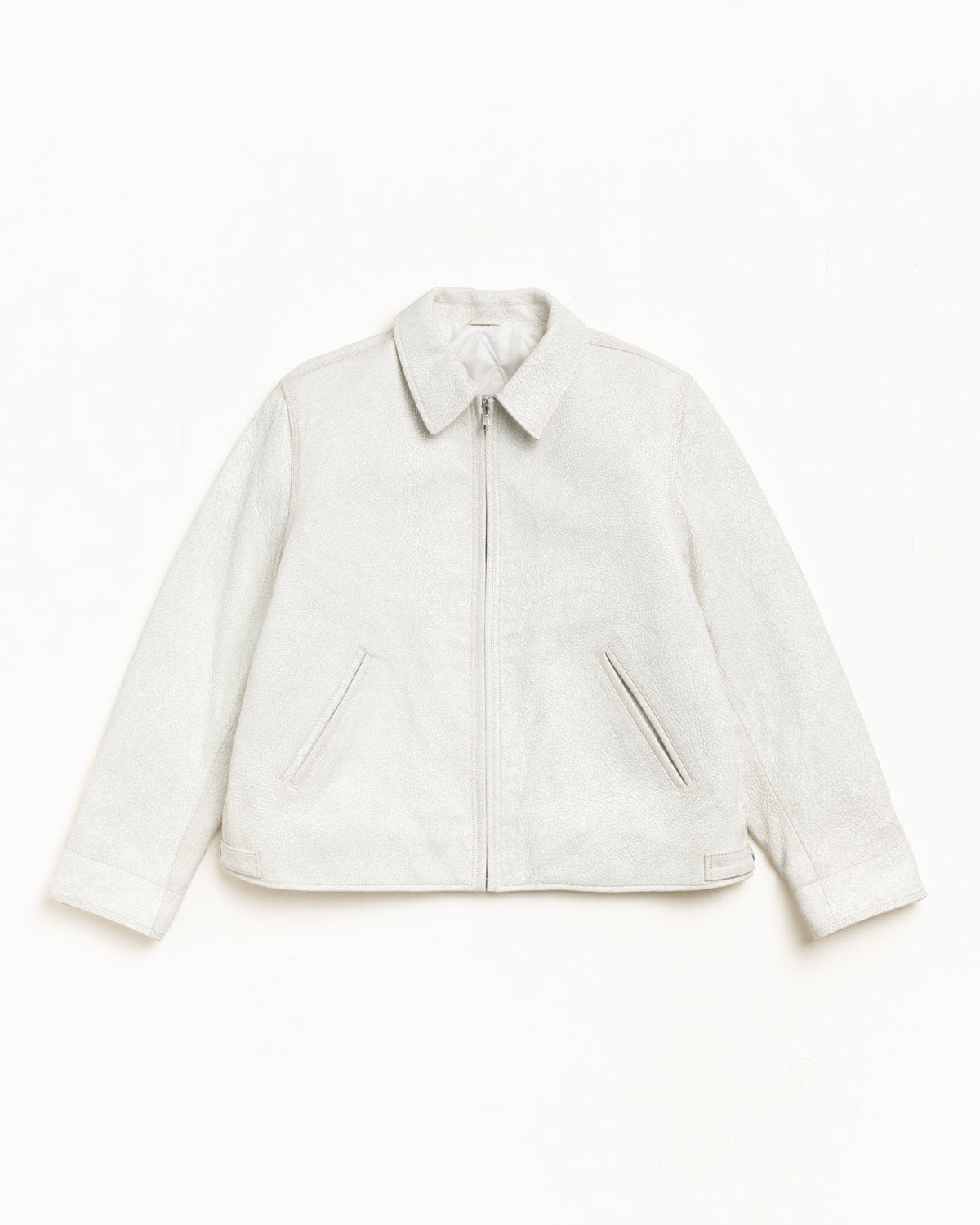 GARAGE JACKET CRACKED LEATHER