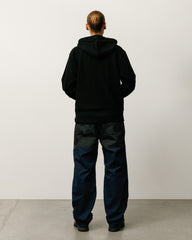 PATCH ZIP KNIT HOODIE