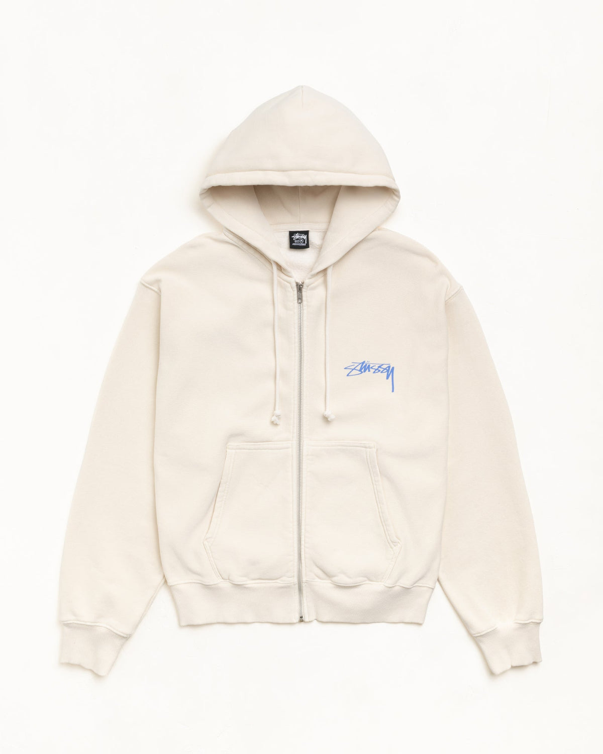 SKATE STACK ZIP HOODIE PIGMENT DYED
