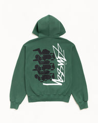 SKATE STACK ZIP HOODIE PIGMENT DYED